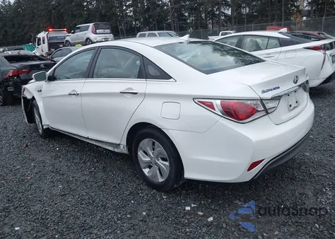 2015 Hyundai Sonata Hybrid from USA, damaged, VIN KMHEC4A43FA135378